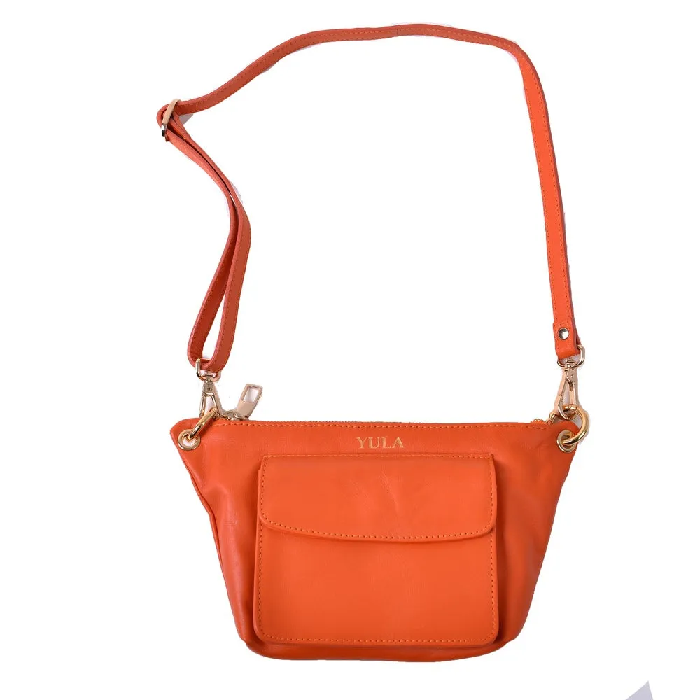 1908 Lina Mini Crossbody Bag - Orange