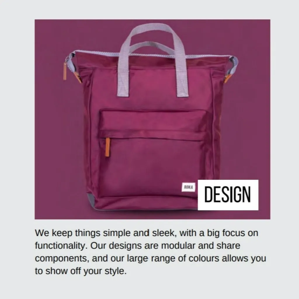 Roka Bantry B Recycled Nylon Small Backpack