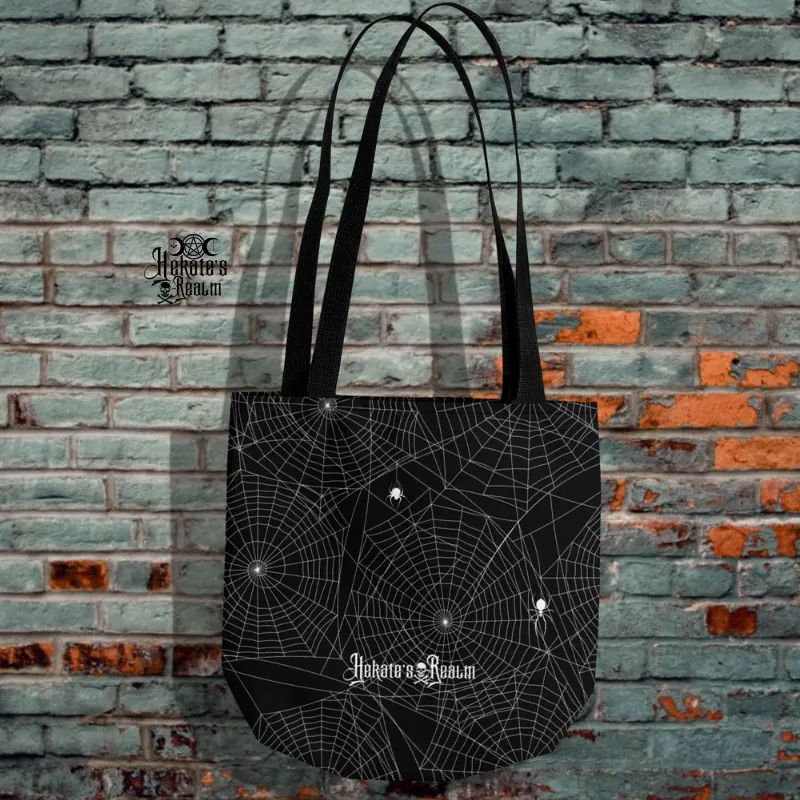 Spiderwebs Tote Bag